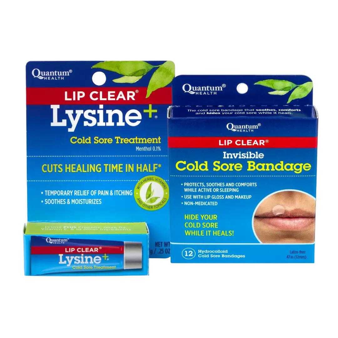 Lip Clear® Cold Sore Treatment & Bandage Bundle