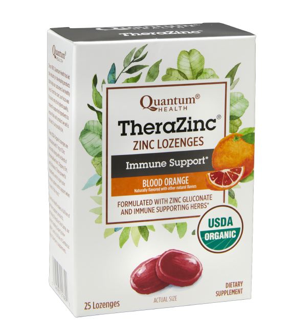 TheraZinc®  USDA Organic Blood Orange Lozenges