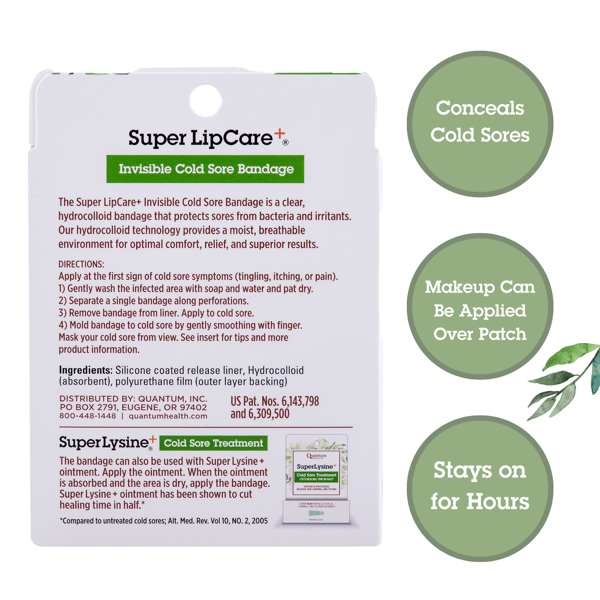 Super LipCare+® Invisible Cold Sore Bandage