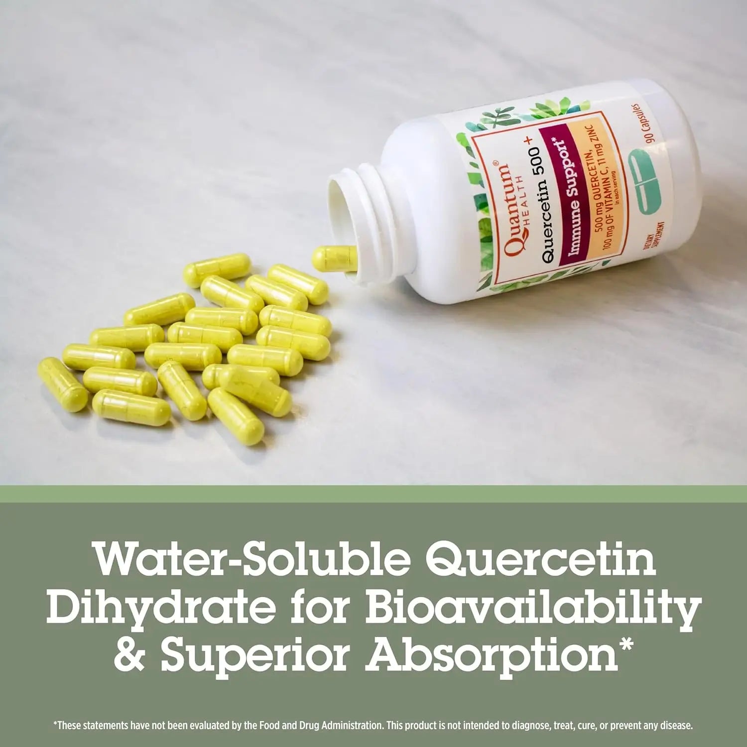 Quantum Health Quercetin+ (500mg & 750mg) Immune Support Supplement Quantum Health Quercetin+ (500mg & 750mg) Immune Support Supplement