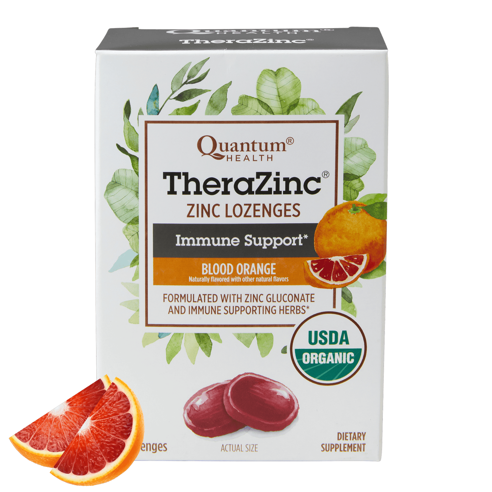 TheraZinc®  USDA Organic Blood Orange Lozenges