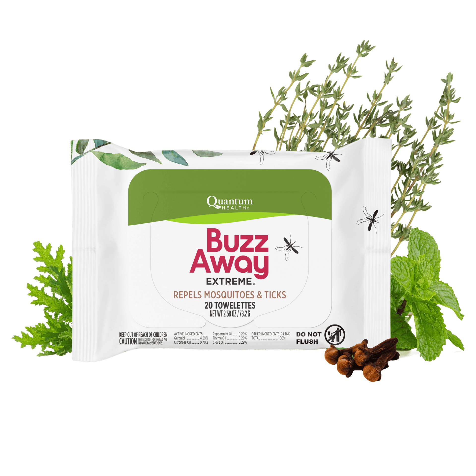 Buzz Away Extreme® Towelettes
