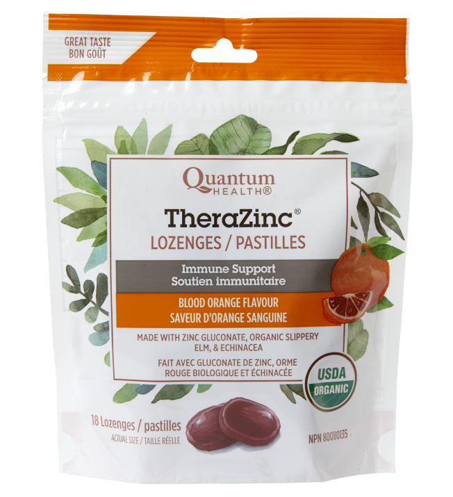 TheraZinc®  USDA Organic Blood Orange Lozenges