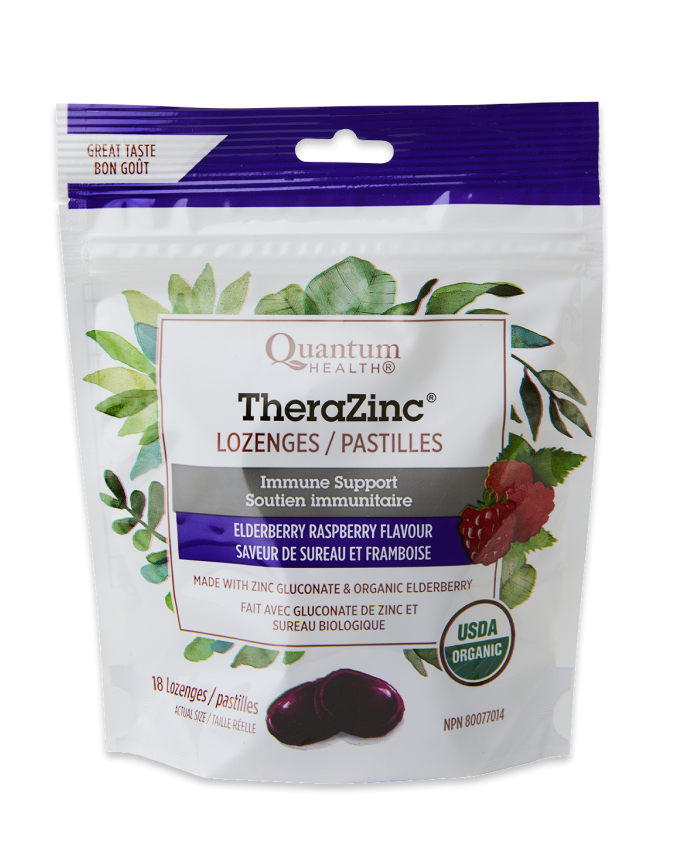 TheraZinc®  USDA Elderberry Raspberry Lozenges