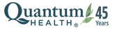 Quantum Health logo with '45 Years' text on a white background