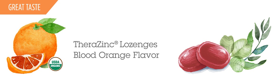 TheraZinc Lozenges Blood Orange Flavor