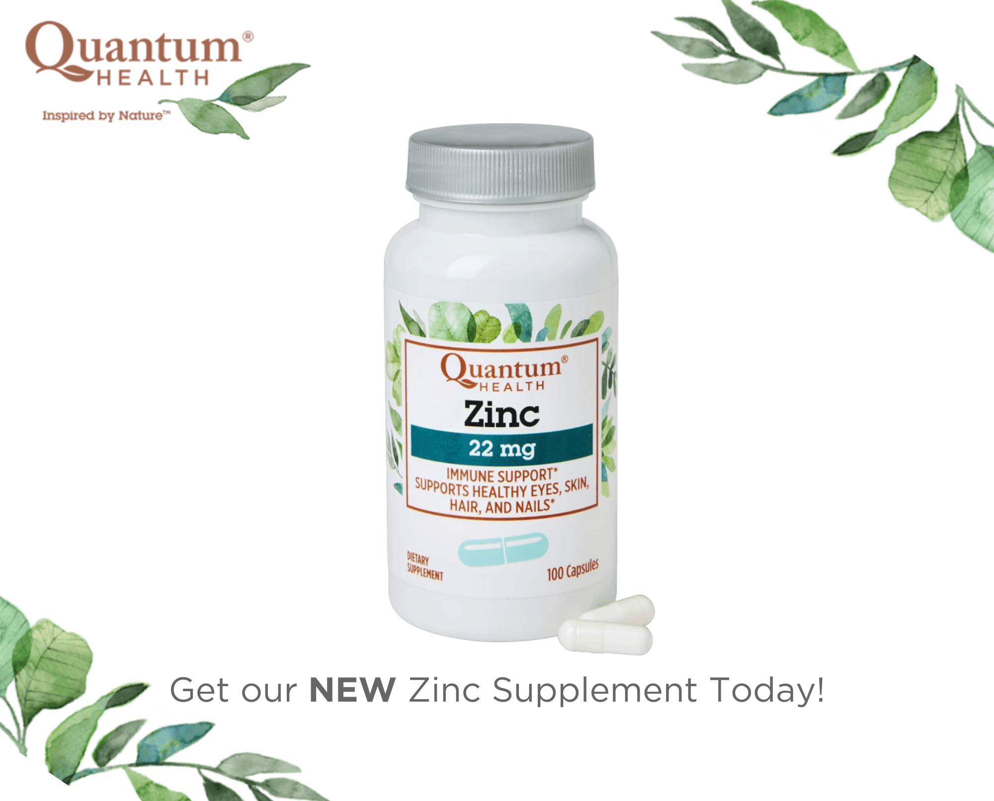 Get our NEW Zinc Supplement Today!