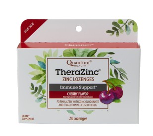 TheraZinc® Lozenges are a refreshing and soothing way to meet immune challenges. You also benefit from a proprietary blend of throat comfort herbals including slippery elm and mullein leaf.*